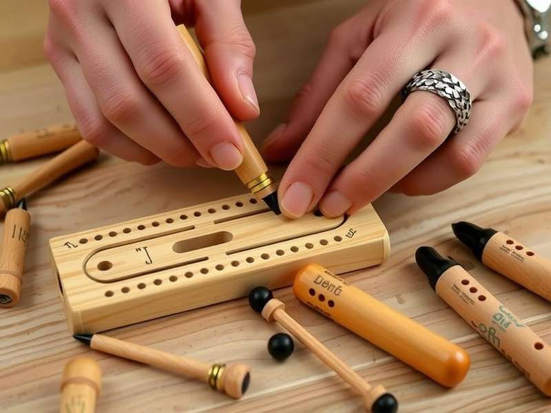 क्रिबेज पेग्स बनाने के लिए विभिन्न प्रकार की लकड़ियाँ - शीशम, आम की लकड़ी, रोज़वुड