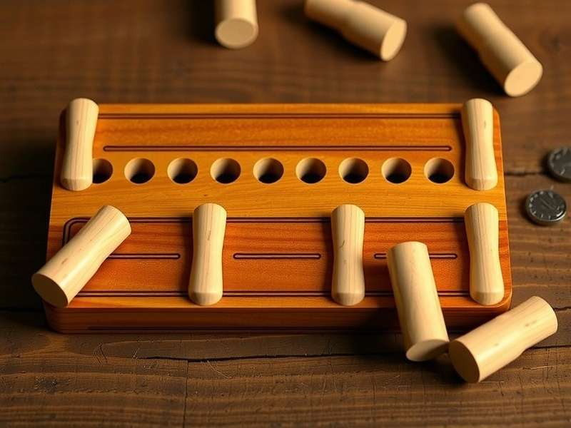 भारतीय कला से प्रेरित कस्टम क्रिबेज पेग्स