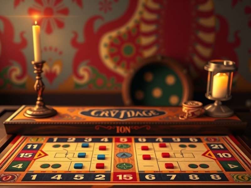 क्रिबेज स्कोरिंग शीट और पेगिंग बोर्ड