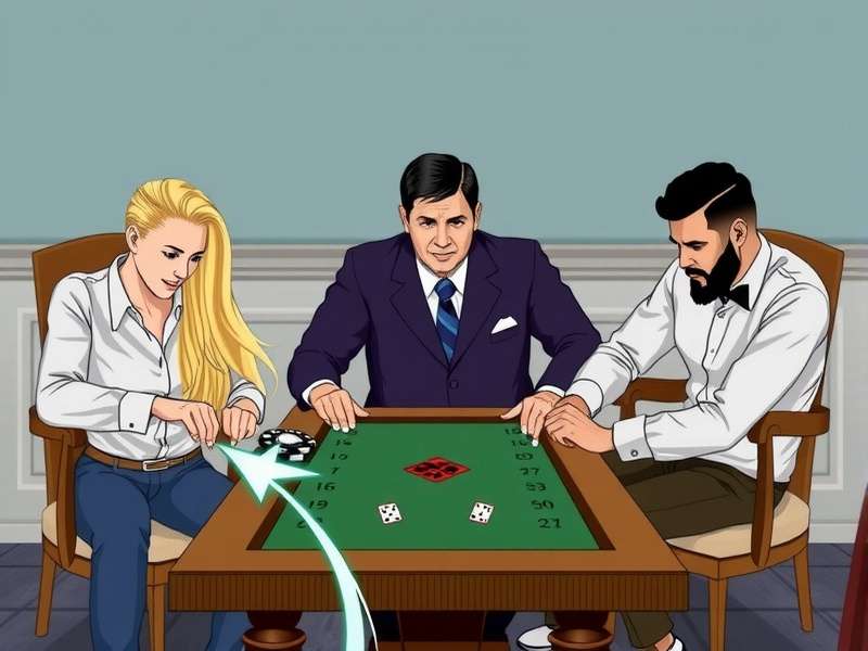 Two people playing a competitive card game of Cribbage online on laptops