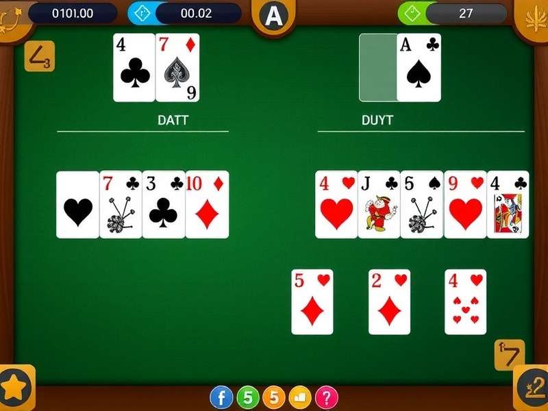 Advanced Cribbage Solitaire Free gameplay strategy visualization