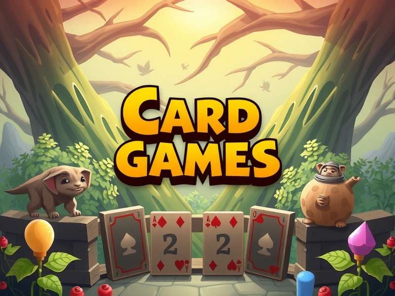 A vintage wooden cribbage board with colorful pegs on a green felt background, cards fanned out beside it.