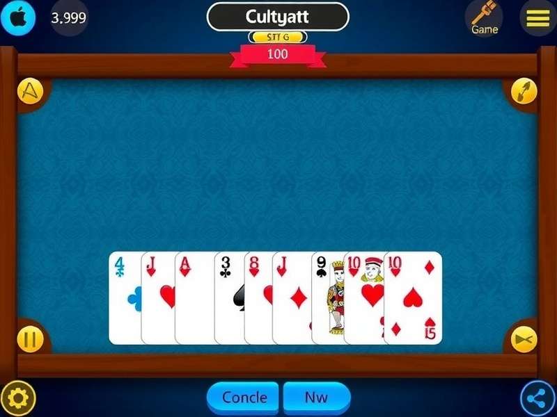 A traditional Cribbage board with colorful pegs placed on a wooden table in an Indian setting