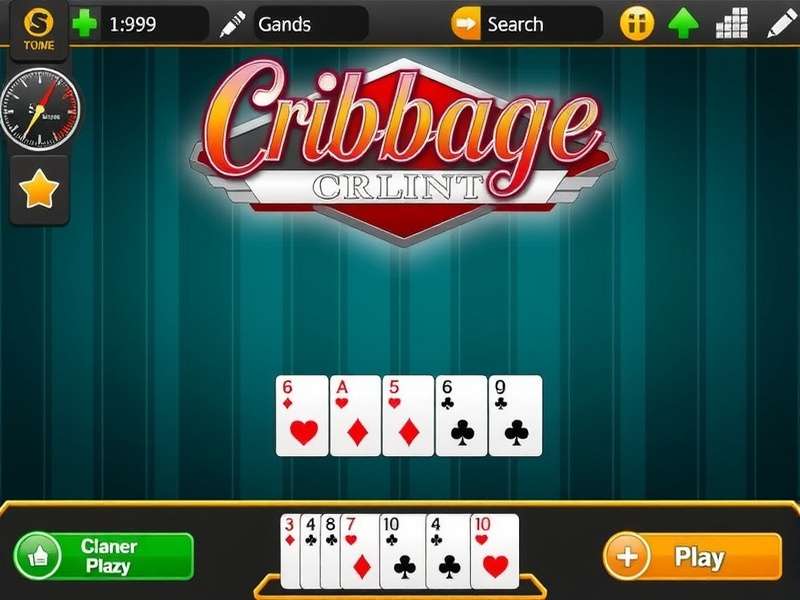 Classic Cribbage Online game board with cards and pegs, representing India's cribbage community