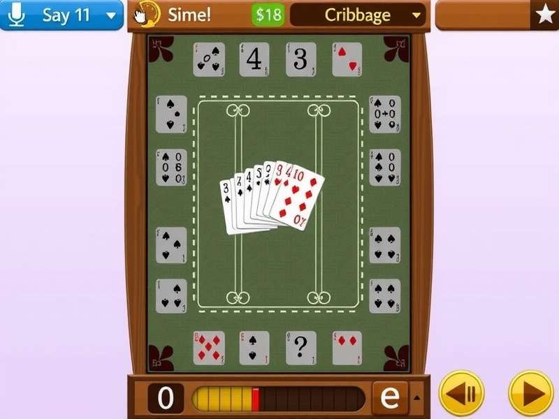 Cribbage Classic Online Free Browser — India's premier digital cribbage destination featuring board, cards, and pegs